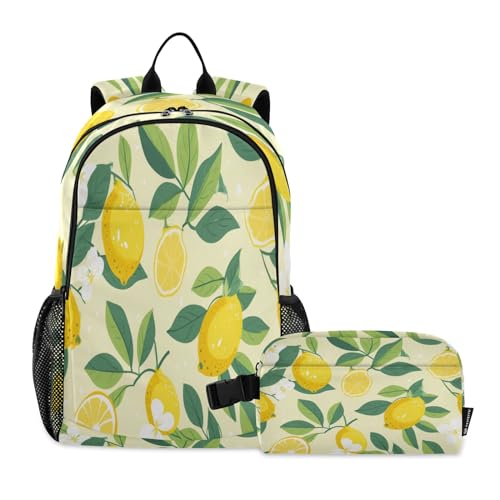 Sac à dos jaune citron parfait pour le pique-nique des enfants