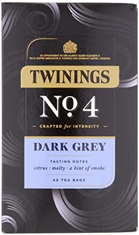 Twinings Dark Grey Tea Bags, 40 each