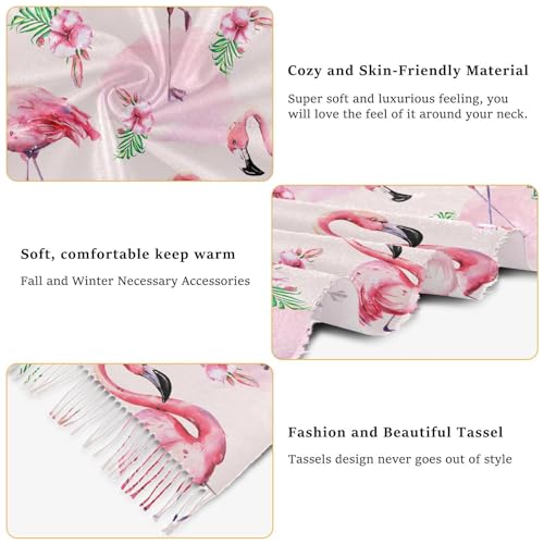 VIGTRO Cashmere Feel Women Wrap Pashmina Shawl Winter Warm Long Scarf with Tassels for Evening Dress & Wedding3