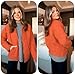 Wefebi Womens Dolman Quilted Lightweight Jackets Full-zip Stand Collar Loose Warm Winter Outwears with Pockets(0003-Brickred-M)