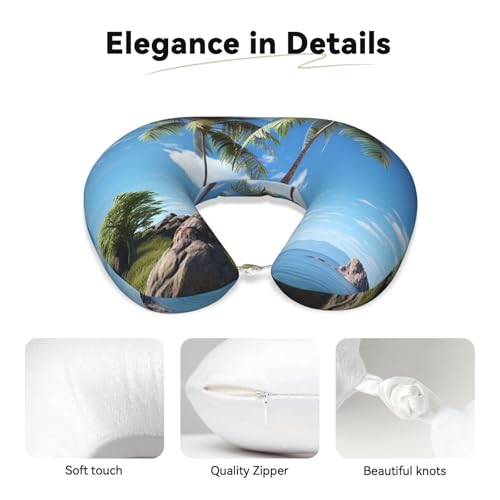 Almohada Cervical de Espuma Viscoelástica para Viaje miniatura 4