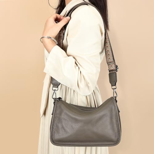 Image of Genuine Leather Womens Crossbody Bag Shoulder Purse Lady Small Hobo Handbag
