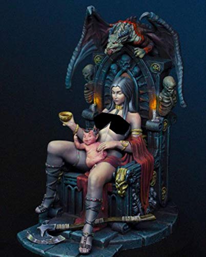 Figura antigua guerrero 1/24 kit sin ensamblar resina