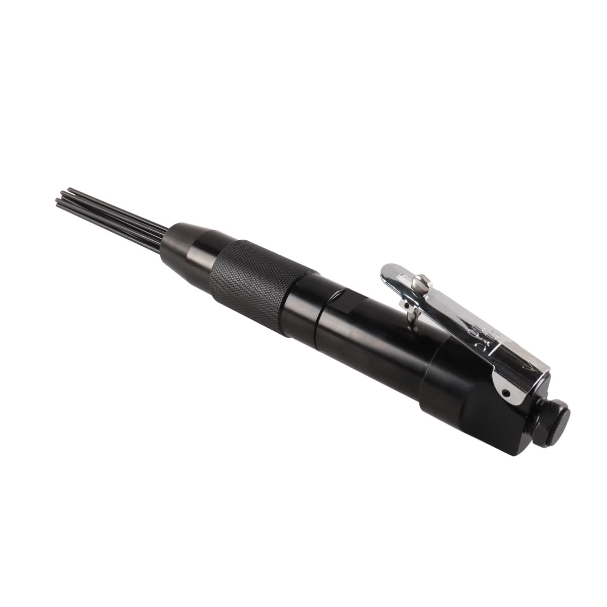 Mini removedor de óxido neumático con Aguja desincrustadora, 12 Agujas de Acero de 3 mm, 4000 RPM, 4,0 cfm, 90 PSI, Limpiador de escoria de Soldadura neumático para Espacios reducidos.