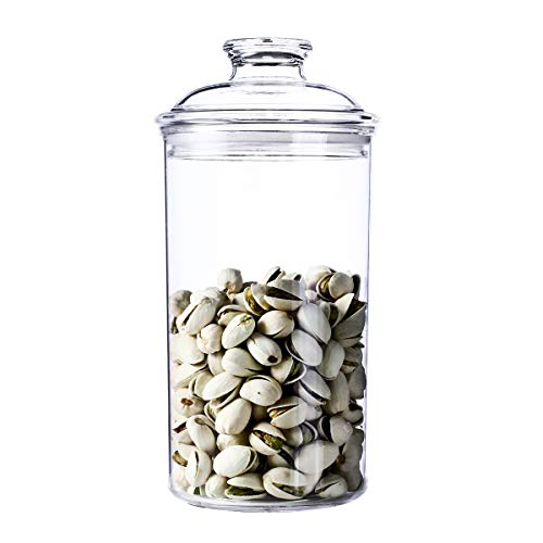 Large Acrylic Storage Jar, Airtight Lid with Silicone Sealing Ring | Perfect Canister