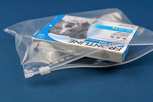 1.000 LDPE Gleitverschlussbeutel transparente ZIP-Lock Beutel (Schiebeverschlußbeutel, Flugbeutel), wiederverwendbar Folienstärke 60 my, Format 200 x 150 mm