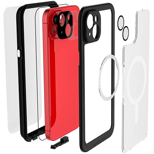 Coque étanche iPhone 15 Plus Ghostek Nautique Fine MagSafe transparente