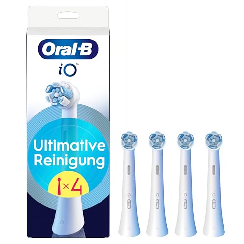 Oral-B iO Ultimative Reinigung – ORIGINAL Aufsteckbürsten für Elektrische Oral-B iO Zahnbürsten – Bürstenköpfe, Zahnbürstenaufsatz, Ersatzbürsten, Fortschrittliche Tiefenreinigung – Weiß, 4 Stück Oral-B iO Ultimative Reinigung – ORIGINAL Aufsteckbürsten für Elektrische Oral-B iO Zahnbürsten – Bürstenköpfe, Zahnbürstenaufsatz, Ersatzbürsten, Fortschrittliche Tiefenreinigung – Weiß, 4 Stück