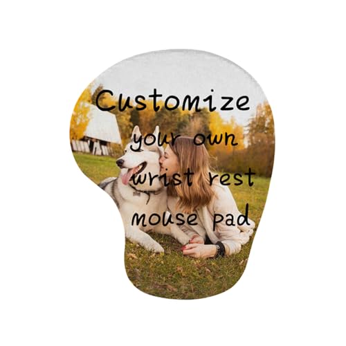 Custom Mouse pad with Wrist Rest Support Ergonomic Personalized Mousepad ...