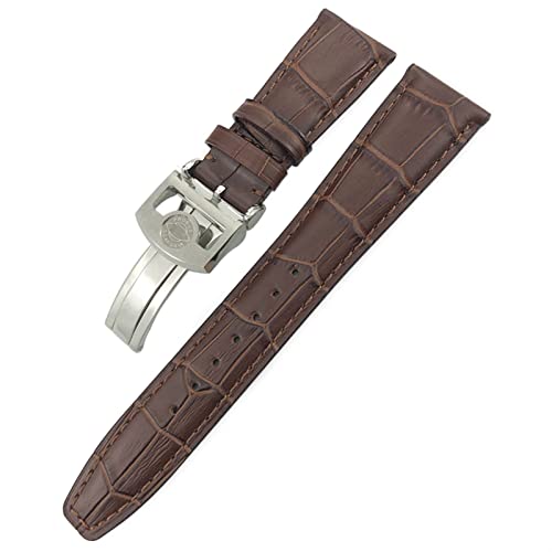 Bracelet de montre en cuir CZKE 22mm compatible avec les modèles IWC Pilot