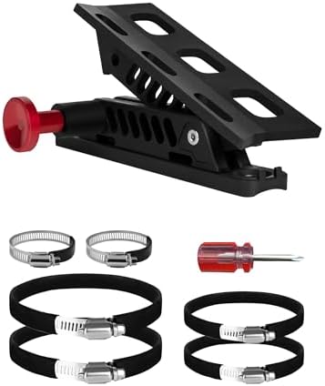 NILKATSS Adjustable Fire Extinguisher Mount, Easy Install on Roll Bar/ Cage Fire Extinguisher Holder, Quick Release Mounting Bracket for Jeep Wrangler JT TJ JKU JK JL UTV Cam-Am X3 Polaris RZR Ranger