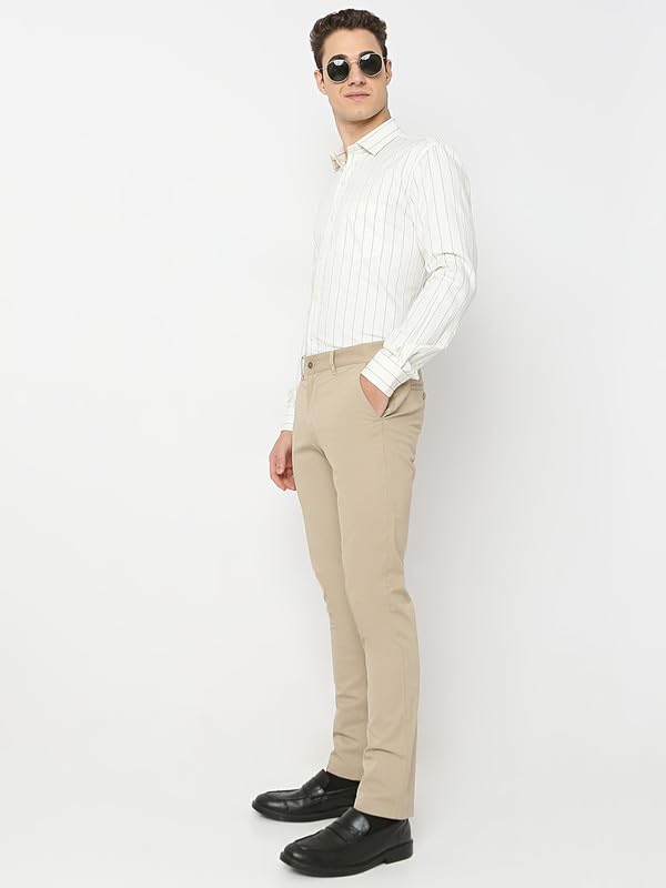 Image of Men's Striped Cotton Formal Shirt