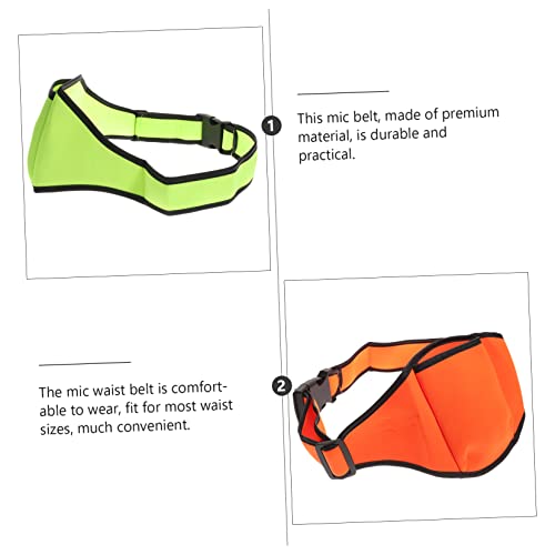 SUPVOX 4pcs Skip Wheat Bag Lavalier Running Belt for Women Lapel Fitness Instructors Theatre Fitness Mic Belt Speaker Belt Pouch Waist Mic Pouches - Image 4