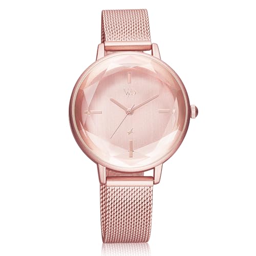 Fastrack Vyb Aurora Quartz Analog Rose Gold Dial Stainless Steel Strap Watch for Girls-FV60010WM01W (B0CT6178HN) Amazon Price History, Amazon Price Tracker