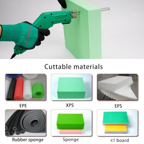 300W Air-Cooled, Electric Hot Knife - Foam Cutting Tool with Blades & Accessories Use Foam Cutter for Engraving and DIY Handmade