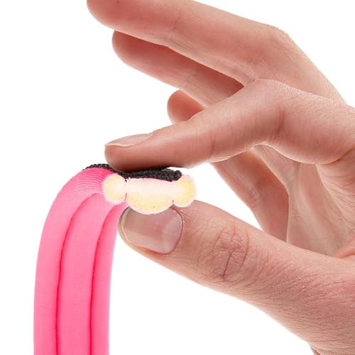Ferplast Ergonomisches Hundegeschirr AGILA Fluo 4, ausgezeichnete Passform, Kordelzug-Verschluss, weiche Polsterung, A = B 42 ÷ 70 cm 20 mm Pink