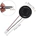 JUZITAO 8Pcs 8 Ohm 1W Speaker 8ohm Round 28mm Loud Speakers Compatible with Small Loudspeaker Audio MP3 MP4 Player Speaker 2Pin - Black