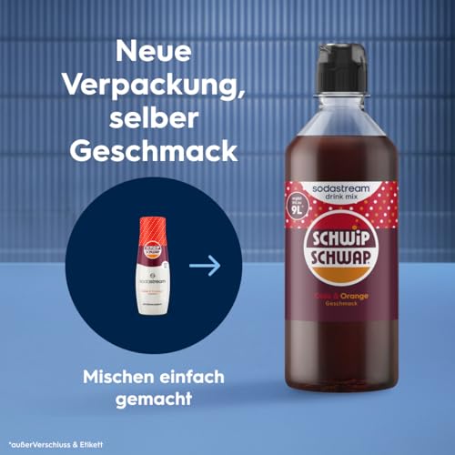 Sodastream drink mix Schwip Schwap – Sirup für gesprudeltes & stilles Wasser, 4er Pack (4 x 440 ml), ergibt bis zu 9L Fertiggetränk 3