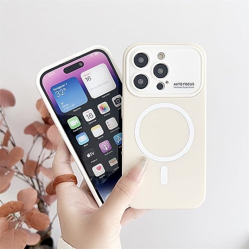 Coque magnétique iPhone 12 Pro Max silicone antichoc à fenêtre