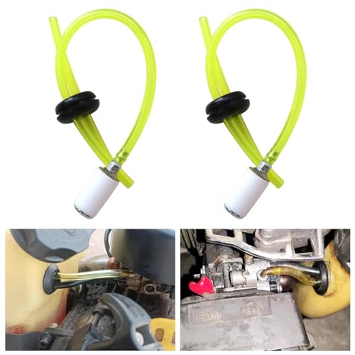 Gxcdizx 2 Pack 3004105 300494 Fuel Filter Fuel Line for Earthquake E43 E43CE Auger MC43E MD43 Cultivator WE43 WE43E WE43CE Edger 3004105 300494 Primer Bulb Grommet Repower Kit Parts