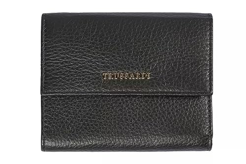 Trussardi Mujer Monedero en cuero genuino del dólar, el 100% del becerro - 12x10x2,2 cm