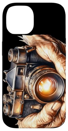 Vintage Brownie Analog SLR Camera Art Photographer Film Case for iPhone 14