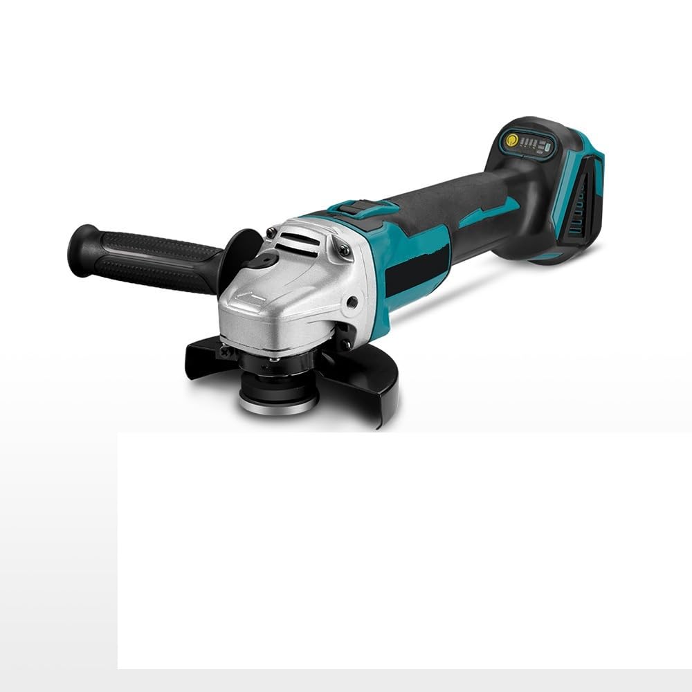 Ewsdsfs Blue - No Battery 125Mm M14 Brushless Electric Angle Grinder Cutting Polishing Machine Woodworking Power Tool For Battery Pin(Blue-No Battery)