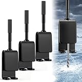 Lounsweer 3 Pcs Ice Anchor Drill Adapter Power Tool for Ice Fishing Shelter Insert Setting up Shanty Winter Fishing Shelter Tent Insert Sewing Accessories
