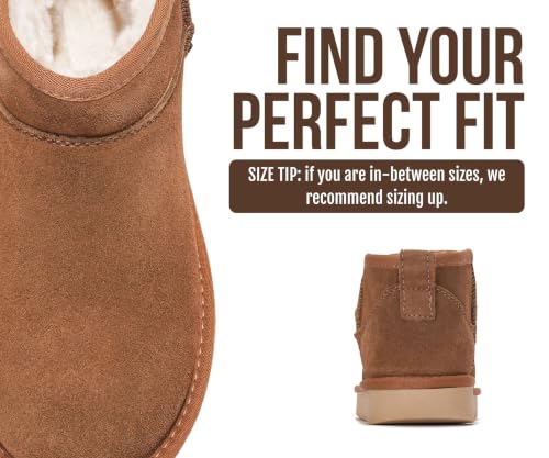 Image of Project Cloud Genuine Leather Ankle Boots for Women - Water Resistant with Memory Foam Insole Winter Boots - Trending Shoes & Comfortable Women's Ankle Boots (Hippy)