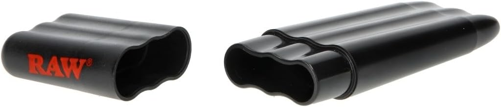 Three Tree Triple Preroll Case, Black, Modern