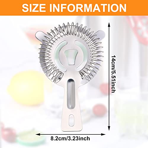 image for Perthlin 16 Pcs Bar Bartender Strainer Stainless Steel Drink Cocktail 