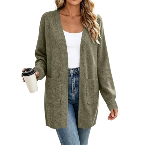 Cardigan Sweaters for Women Open Front Coats Long Sleeve Fashion Jackets - image 1