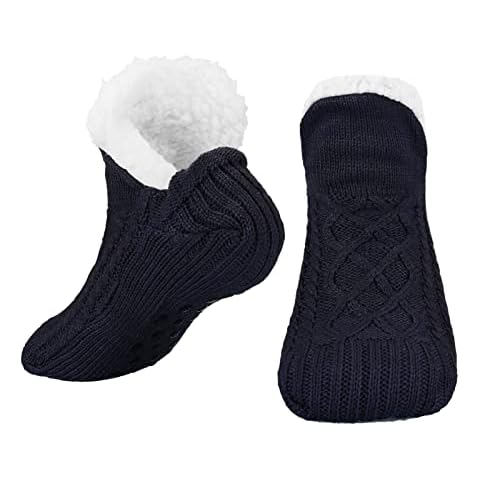 Bestomrogh Women's Fluffy Anti-Slip Socks Cover