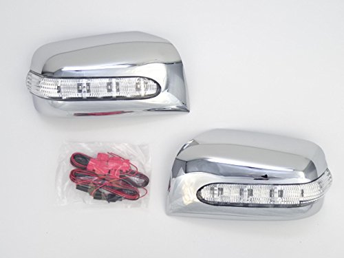 【パーツヤードオンリーワン】 ニッサン用 セレナ C25 前期 C26 E26 キャラバン エクストレイル 31 系 ラフェスタ 30 系 ムラーノ 50 系 クローム メッキ LED ウインカー ドアミラー サイドミラー ドア サイド ミラー カバー
