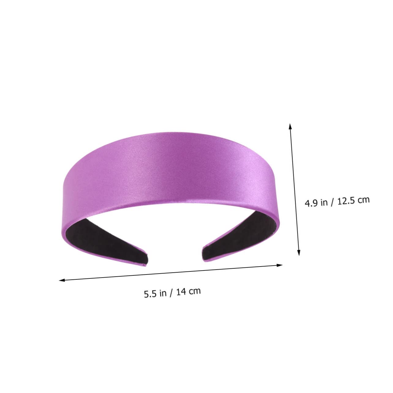 MAGICLULU 6 Piezas diadema de color sólido turbante de raso coleteros scrunchies tiara aros para el cabello diadema elegante europeo y americano Accesorios para el cabello sombrerería Perder