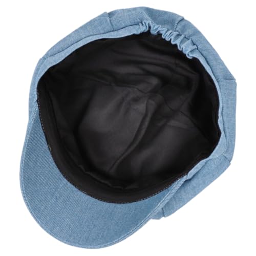 Classic Style Beret Jean Newsboy Cap Ivy Gatsby Beanie Hat for Women (Jean Blue)