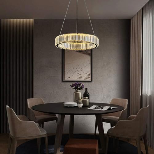 Lámpara de araña de cristal luz decorativa para ambientes oscuros 5
