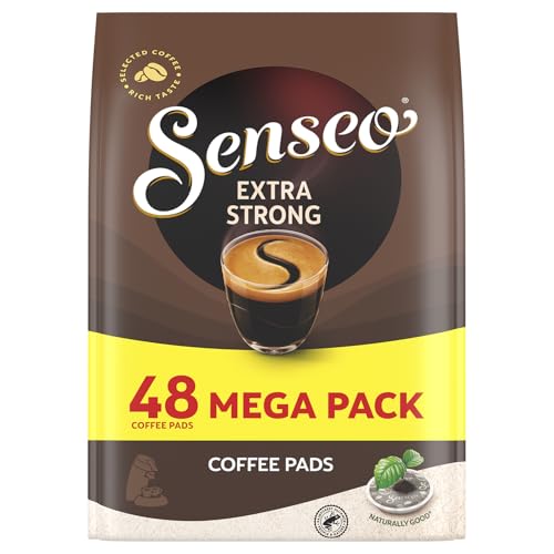 Senseo Extra Strong - (Pack) - Dark Roast with Intense & Bold Flav Coffee Pods - 48 Count...