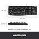 Logitech K120 Kabelgebundene Business Tastatur für Windows und Linux, USB-Anschluss, Leises Tippen, Robust, Spritzwassergeschützt, Tastaturaufsteller, Deutsches QWERTZ-Layout - Schwarz