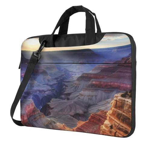 Sacoche ordinateur imprimé Grand Canyon élégante et robuste en bandoulière