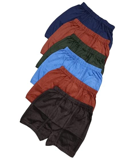 Pack of 3- Random Colours/Kids Boys Underwear Trunks-image-1
