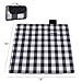 GowaVy 78''x78'' Large Picnic Blanket,Beach Blanket Waterproof Sandproof Outdoor Water-Resistant Handy Mat Tote Spring Summer Camping Blanket Great for The Beach,Black