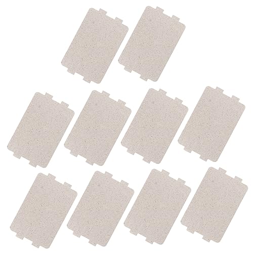 CONGARTENO 10 pezzi Piastra Mica per Copertura per Guida Onda e Isolante Facile Installazione Compatibile con Forni Varie Marche