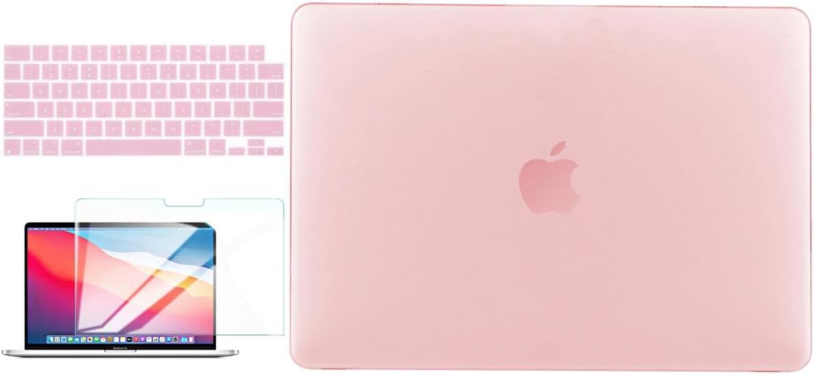 Colorlife Hardshell Case for Apple 16" MacBook Pro 2021, Rose Quartz