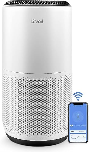 LEVOIT Air Purifiers with Plasma for Home Bedroom 90m 2026 Upgraded CADR 433m/h Alexa Enabled HEPA Filter with PM2.5 Intelligent Air Quality Sensor Removes 99.97% Pollen Allergy Dust Smoke Pet