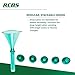 RCBS Quick Change Powder Funnel Kit, Universal Powder Funnel Kit with Quick-Change Nozzles for Reloading