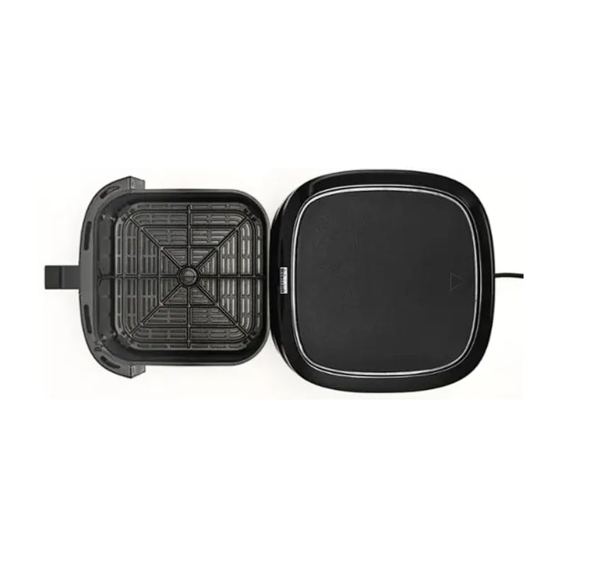 Bella PRO - 8-qt. Touchscreen Air Fryer with Divided Basket - Matte Black