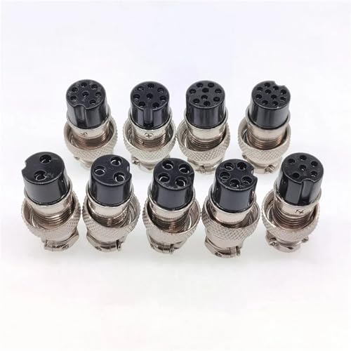 Conector circular GX16 macho de 3 pines y 16mm modelo RS765 L73 3