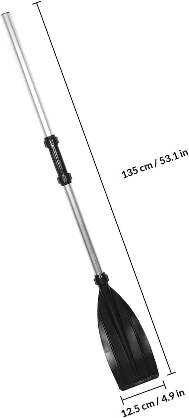 TOYANDONA Aluminum Alloy Boat Oars and Kayak Paddles Set, Lightweight Detachable Dual-Blade Paddles for Inflatable Boats, Canoeing, River Tubing, and Water Sports for Adults