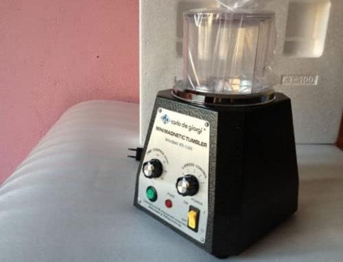 Mini Magnetic Tumbler 100mm Jewelry Polisher and Finisher Machine 110V/220V